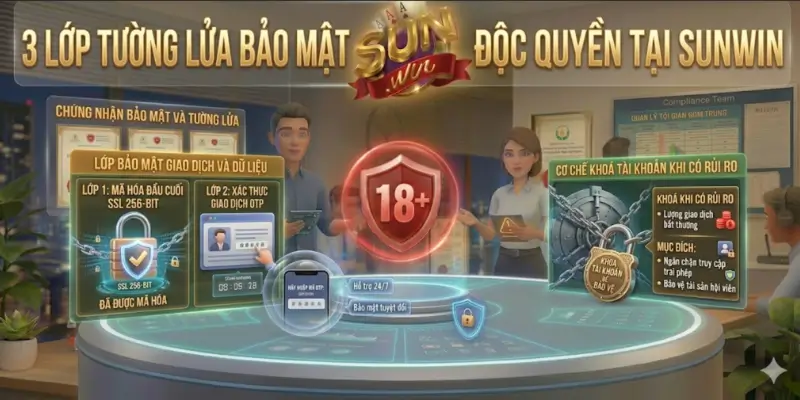 3 Lớp Tường Lửa Bảo Mật Độc Quyền Tại Sunwin