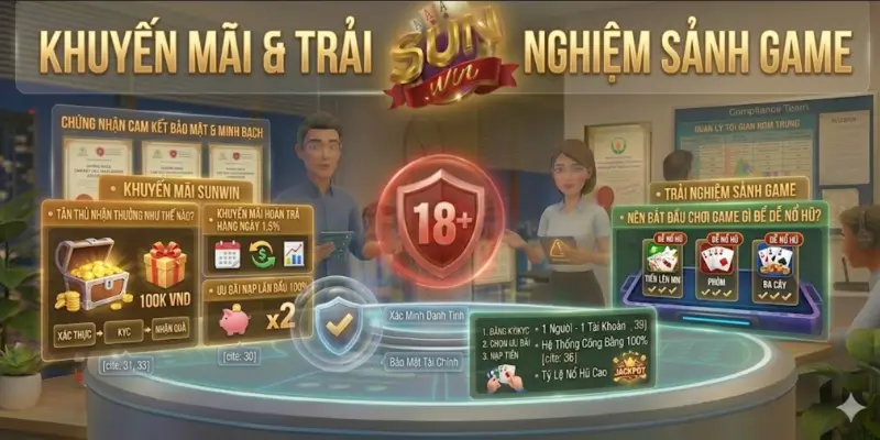 Khuyến Mãi & Trải Nghiệm Sảnh Game