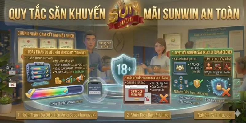 Quy Tắc Săn Khuyến Mãi Sunwin An Toàn