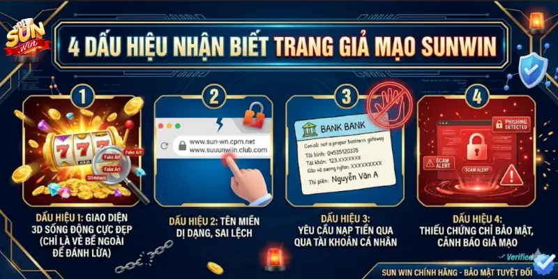 4 Dấu Hiệu Nhận Biết Trang Giả Mạo Sunwin