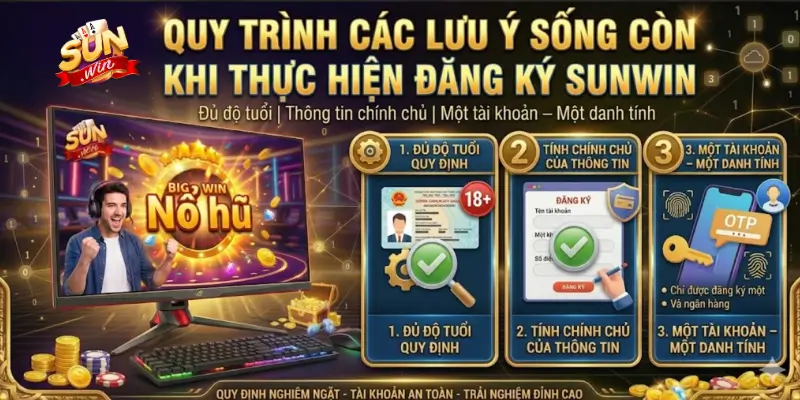 Các Lưu Ý Sống Còn Khi Thực Hiện Đăng Ký Sunwin