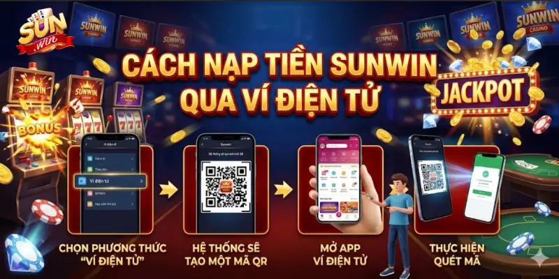 Cách nạp tiền Sunwin qua ví điện tử