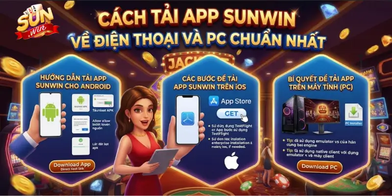 Cách tải app Sunwin về điện thoại và PC chuẩn nhất