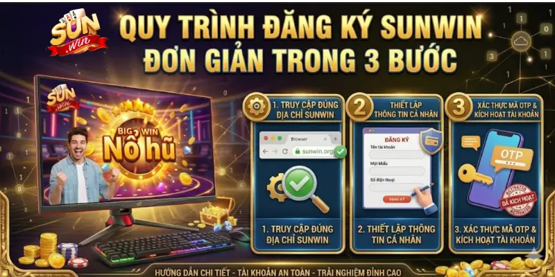 Quy Trình Đăng Ký Sunwin Đơn Giản Trong 3 Bước